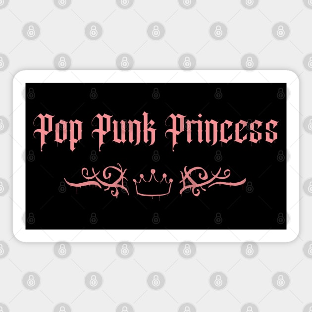 Pop Punk Princess Crown Magnet by RoserinArt